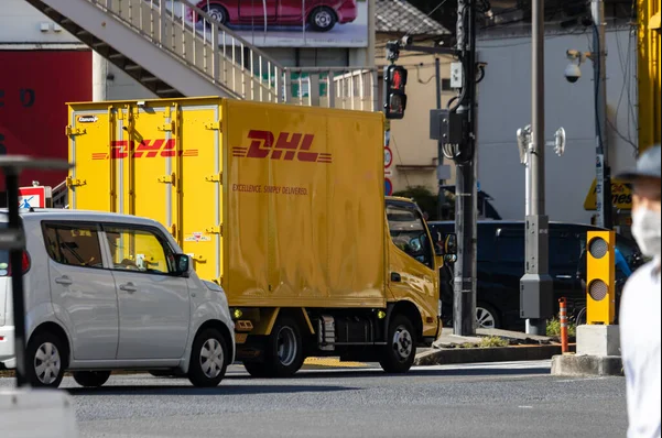 DHL Truck in Asia